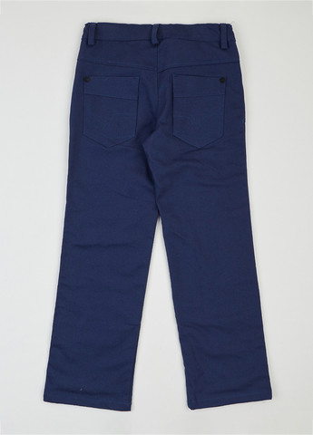 Синие демисезонные прямые джинсы Одягайко