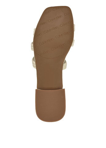 Молочные шлепанцы Calvin Klein