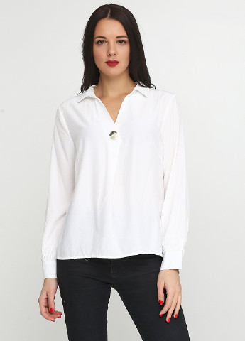 Біла демісезонна блуза Exquiss Paris