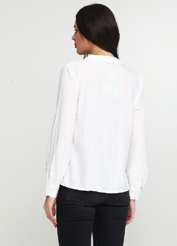 Белая демисезонная блуза Exquiss Paris