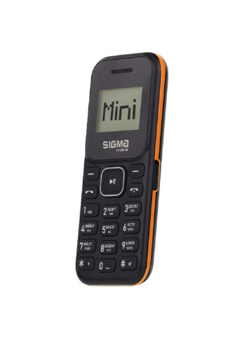 Мобильный телефон (4827798120736) Sigma x-style 14 mini black-orange (253507620)