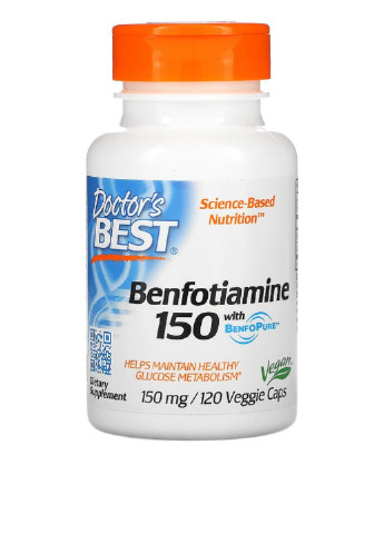 Бенфотиамин (120 капс.), 150 мг Doctor's Best (251206500)