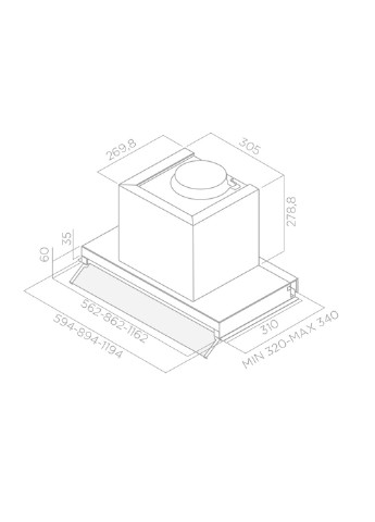 Витяжка BOX IN IX / A / 90 ELICA box in ix/a/90 (137494357)