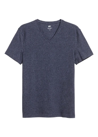 Темно-синяя футболка H&M