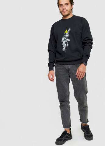 Черный свитшот мужской YAPPI (198688712)