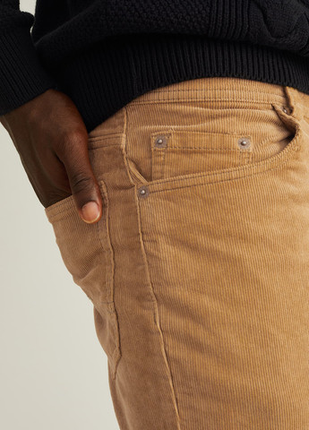 Бежевые кэжуал демисезонные зауженные брюки C&A