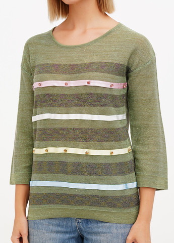 Хаки блуза Sassofono Club