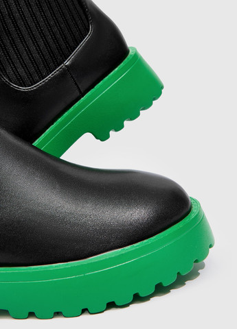 Осенние ботильоны SHEIN без декора из искусственной кожи, тканевые