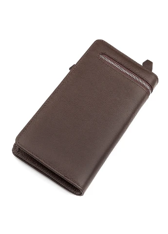 Чоловічий шкіряний гаманець 10х20х3,5 см st leather (252129537)