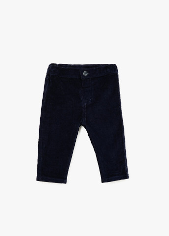 Темно-синие демисезонные зауженные брюки KOTON