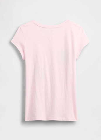 Розовая летняя футболка Gap