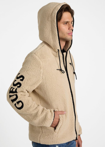 Бежева демісезонна куртка Guess