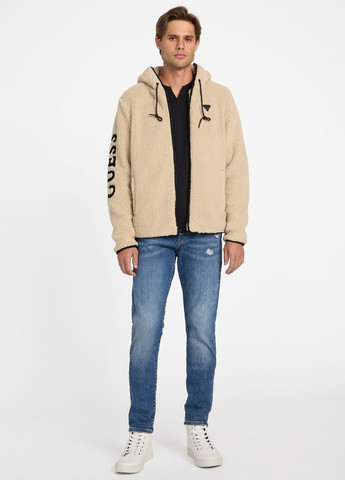 Бежева демісезонна куртка Guess