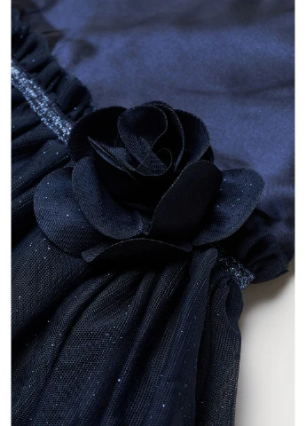Тёмно-синее платье H&M (243763423)