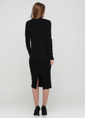 Черное кэжуал платье Moni&co однотонное