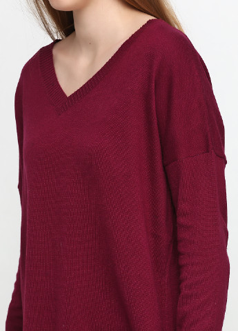 Бордовый демисезонный пуловер пуловер Forever 21