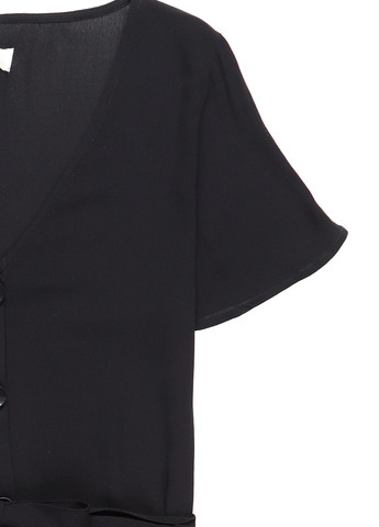 Чорна кежуал сукня кльош Twintip однотонна