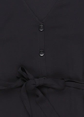 Чорна кежуал сукня кльош Twintip однотонна