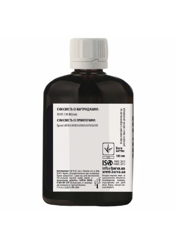 Чорнило Epson L4150 / L4160 (101) Black 100 мл pigm. (E101-558) Barva Epson L4150/L4160 (101) Black 100 мл pigm. (247484766)