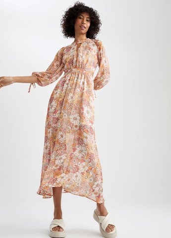 Женское летнее Платье DeFacto с цветочным принтом