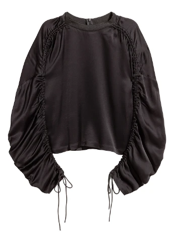 Чорна блуза H&M