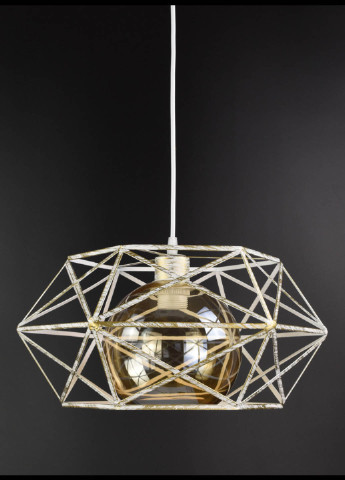 Люстра стельова підвісна в стилі LOFT (лофт) 11870/1-wh Білий 30х40х40 см. Handmade (234539997)