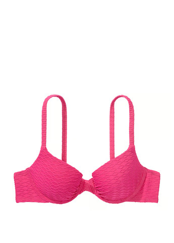 Розовый летний купальник (лиф, трусы) раздельный Victoria's Secret