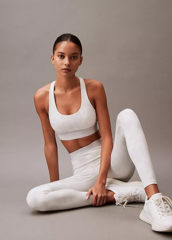 Белые демисезонные леггинсы Calvin Klein