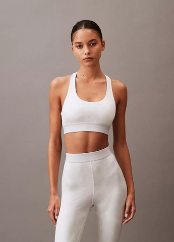 Белые демисезонные леггинсы Calvin Klein