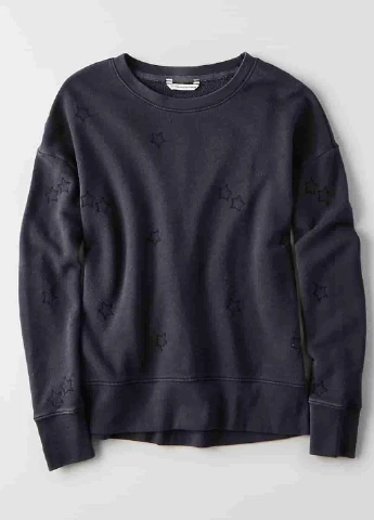 Темно-серый свитшот American Eagle однотонный (37932171)