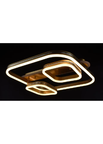Люстра стельова LED A55071/1+2-RGB-sg+ch Золото 12х50х55 см. Sunnysky (253629023)