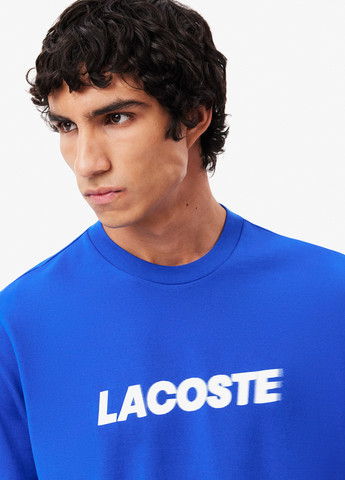 Синяя футболка Lacoste