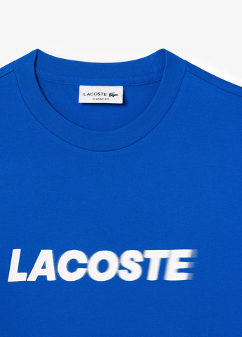 Синяя футболка Lacoste