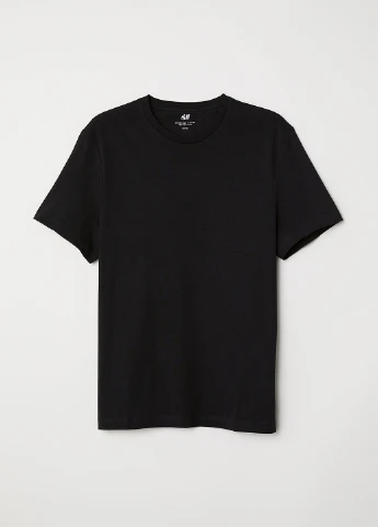 Черная футболка H&M