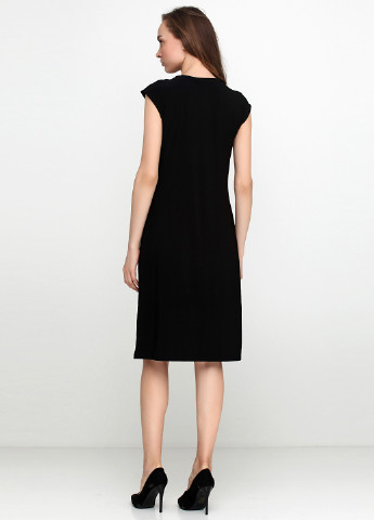 Черное кэжуал платье Ralph Lauren однотонное