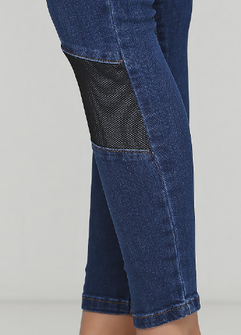 Темно-синие демисезонные скинни джинсы Serse Jeans