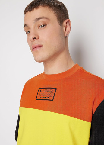 Комбинированная футболка Armani Exchange