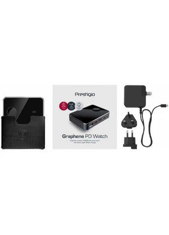 Батарея универсальная (Повербанк), 1*Type-C (PPB112G_SG) Prestigio Graphene PD Watch Edition, 10000 mAh, 2*USB3.0 QC (242982986)