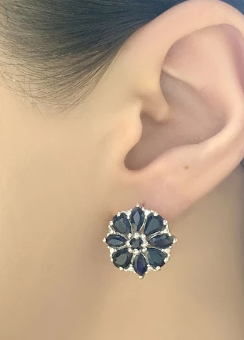 Сережки Silver Flame (152533327)