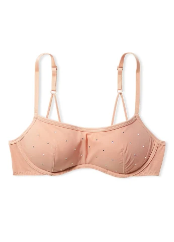 Бежевый бюстгальтер Victoria's Secret с косточками полиамид
