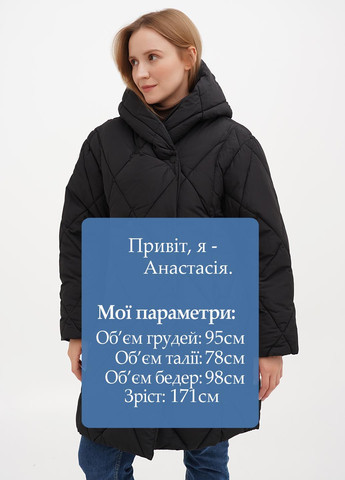 Черная демисезонная куртка Monki