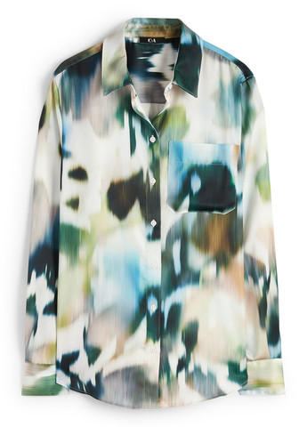 Изумрудная блуза C&A