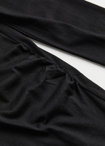 Чорна кежуал сукня для вагітних силуетна H&M однотонна