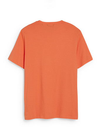 Светло-оранжевая футболка C&A
