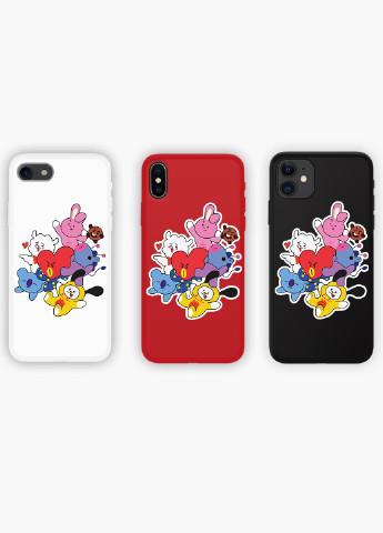 Чехол силиконовый Apple Iphone X БТС (BTS) (6129-1166) MobiPrint (219335897)