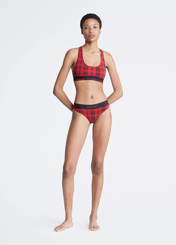 Комбінований топ бюстгальтер Calvin Klein без кісточок бавовна