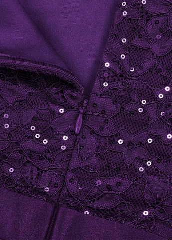 Фіолетова святковий, вечірня сукня годе SHEIN однотонна