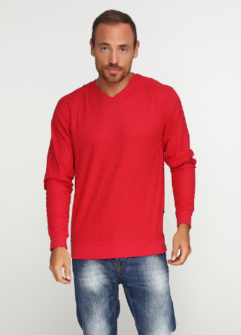 Красный демисезонный пуловер пуловер MSY