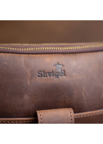 Чоловіча шкіряна сумка 20х26,5х4,5 см Shvigel (252126992)