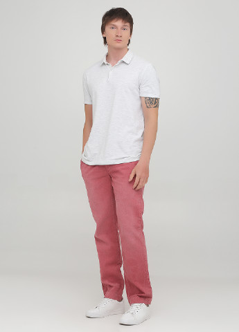 Темно-розовые кэжуал демисезонные прямые брюки Ralph Lauren